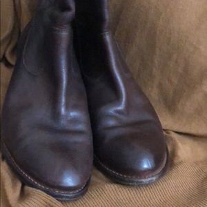 Brown Frye boots 🥾